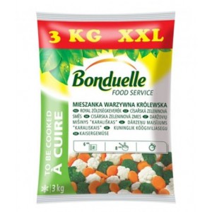Daržovių mišinys Karališkas Bonduelle (ž. kop, brokol, mork),  3 kg